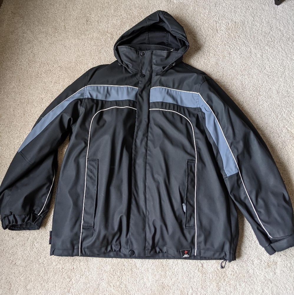 ZeroXposur Black and Gray Ski Jacket